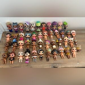 L.O.L Surprise! L.O.L Surprise Doll Lot 45 dolls, 1 little doll and 1 head.
